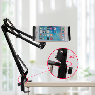 Hands-Free Mic-boom-style Smartphone & Tablet Stand