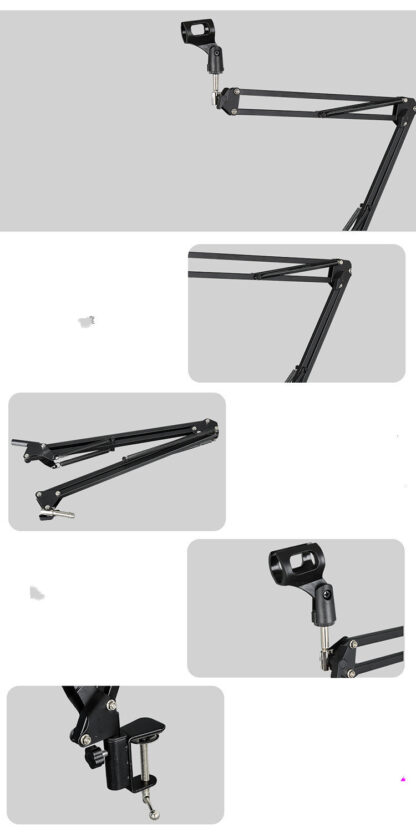 Telescoping Metal Cantilever Spring Arm Microphone Stand - Image 6