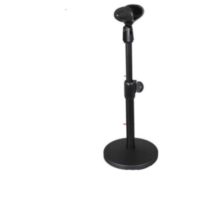 Adjustable Desktop Microphone Stand with Weighted Base perfect for Podcasting and Drum Mics - Image 4