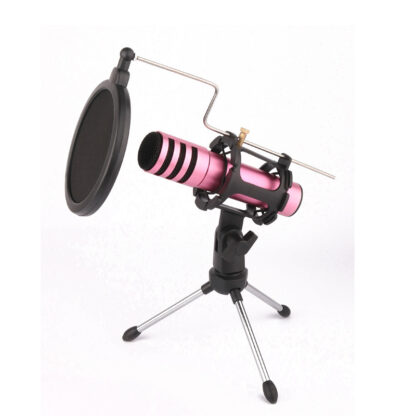 Desktop Universal Podcasting Mic Stand with Shock Mount and Pop Filter - Image 3