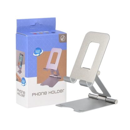 Metal foldable desktop stand for iphone iPad Samsung LG - Image 4