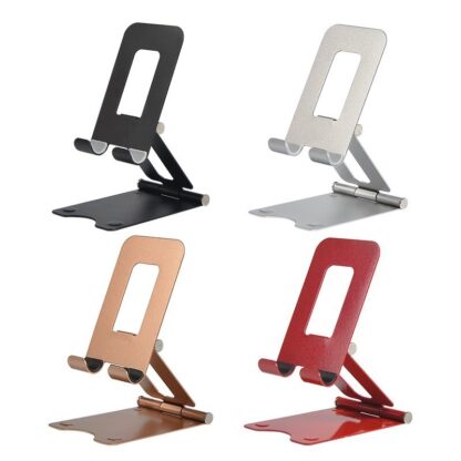 Metal foldable desktop stand for iphone iPad Samsung LG - Image 5